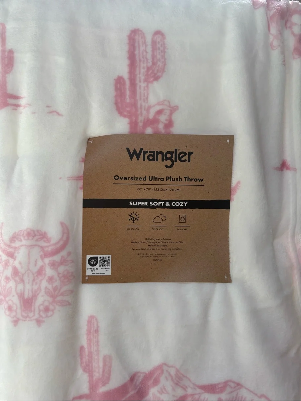 Nwt Wrangler Desert Cowgirl Oversize Throw